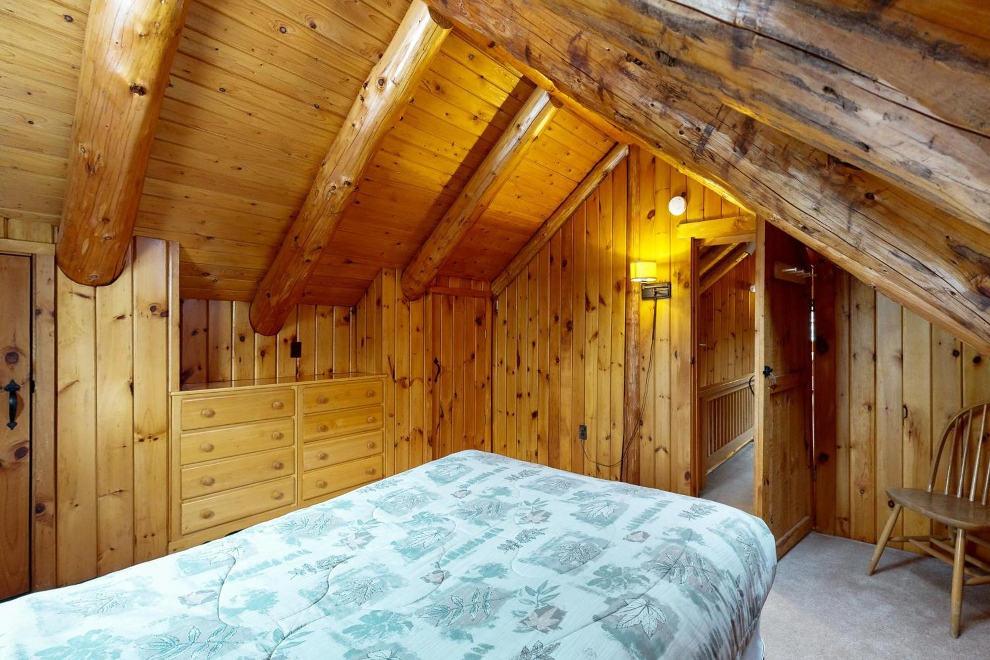 Twin View Log Home Carroll Екстериор снимка